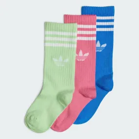 04176 Adidas Kids Crew sock 3P