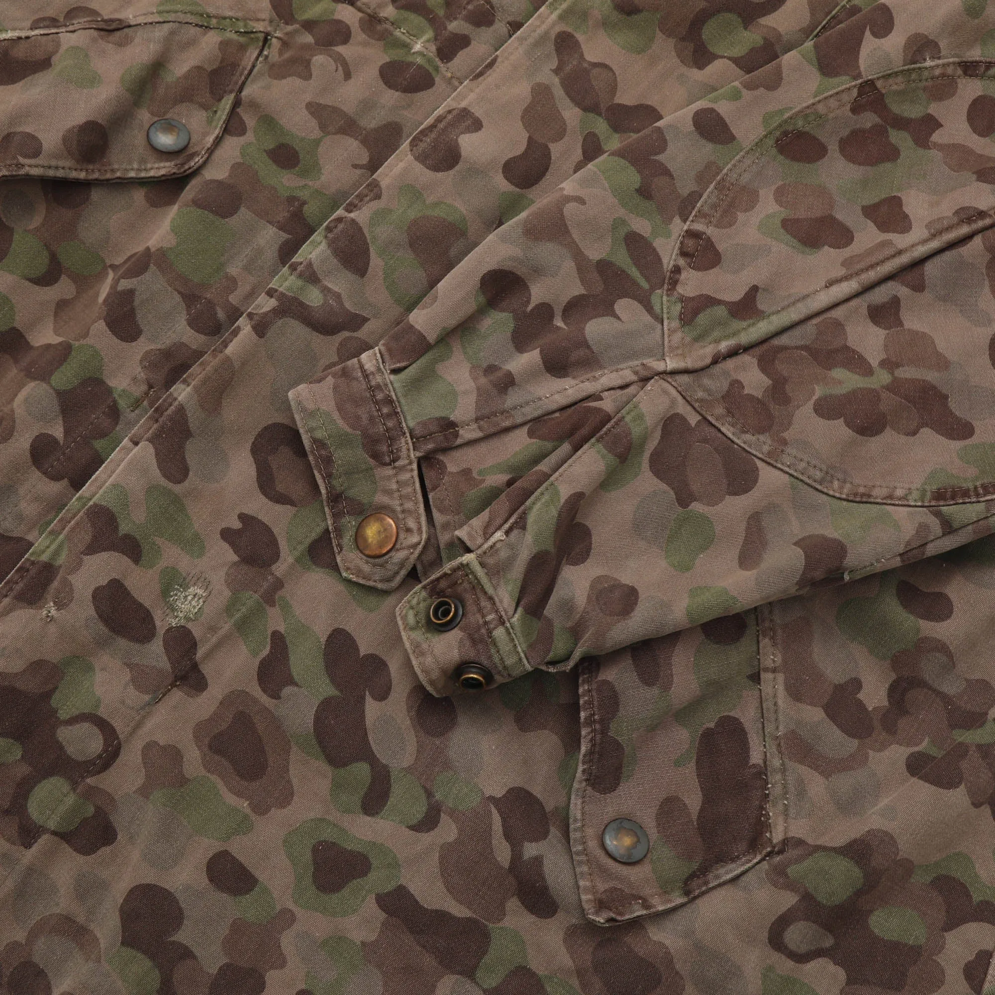 1950's Austrian Peadot Camo Parka