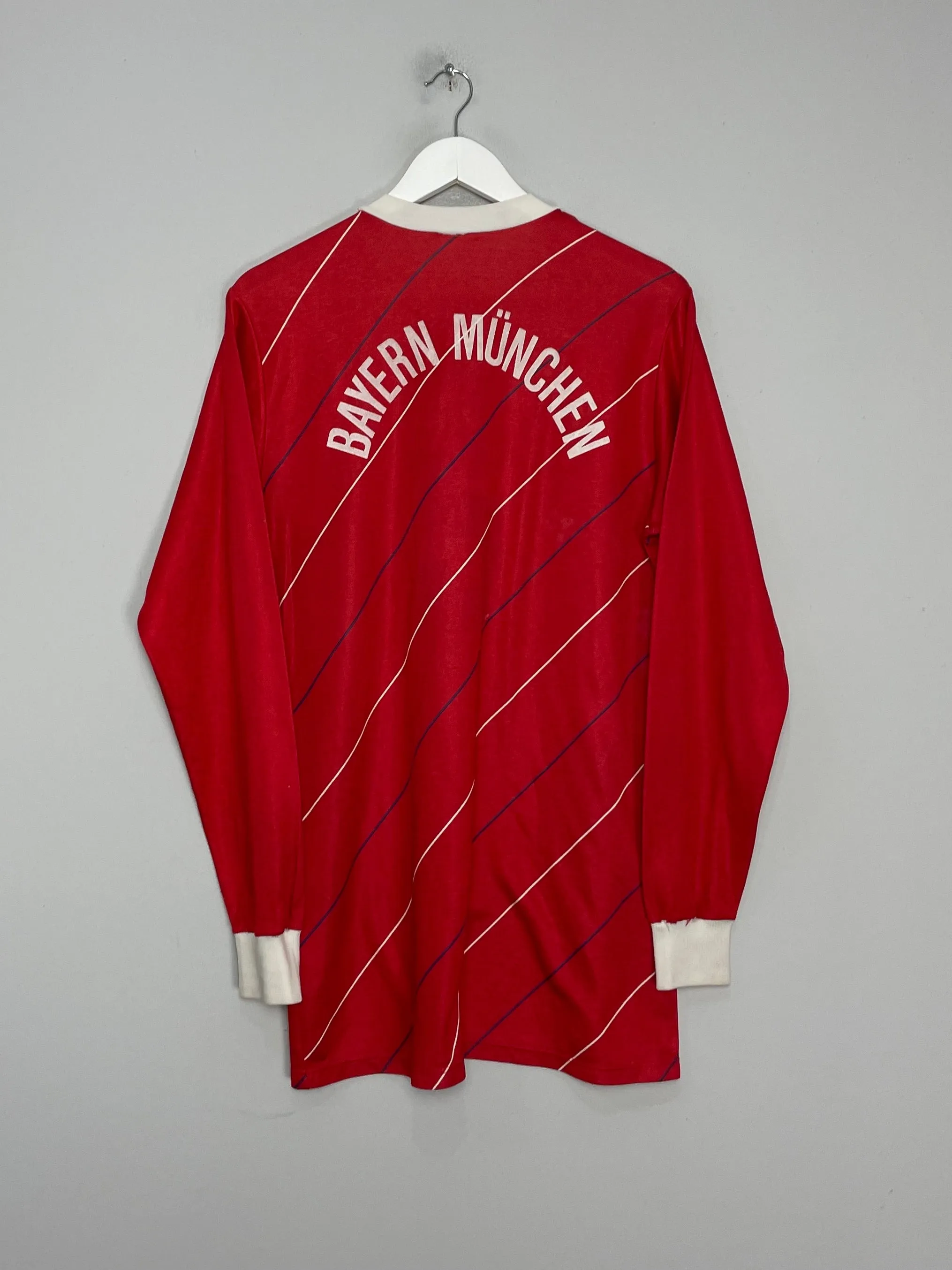 1984/86 BAYERN MUNICH L/S HOME SHIRT (L) ADIDAS