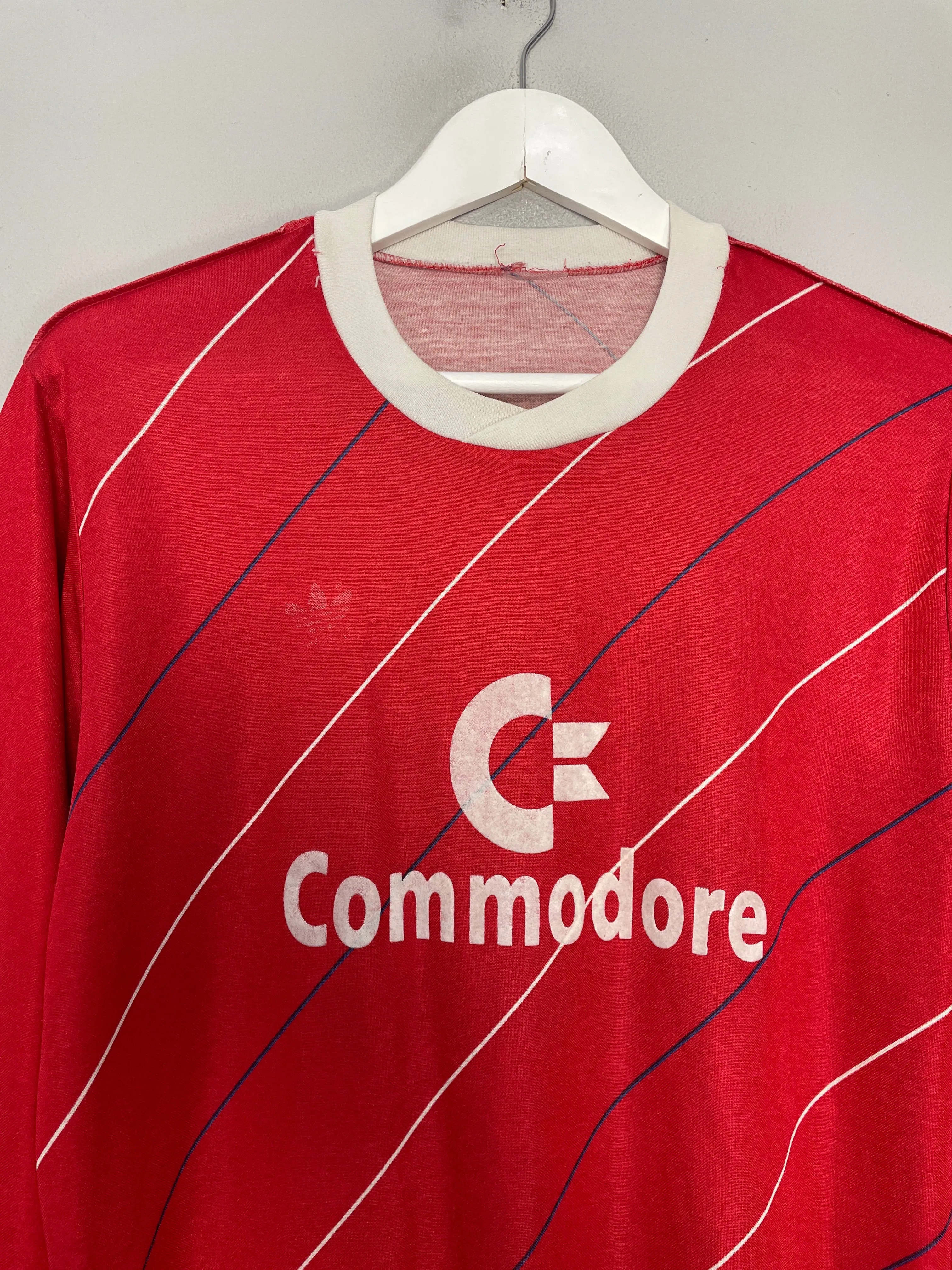 1984/86 BAYERN MUNICH L/S HOME SHIRT (L) ADIDAS