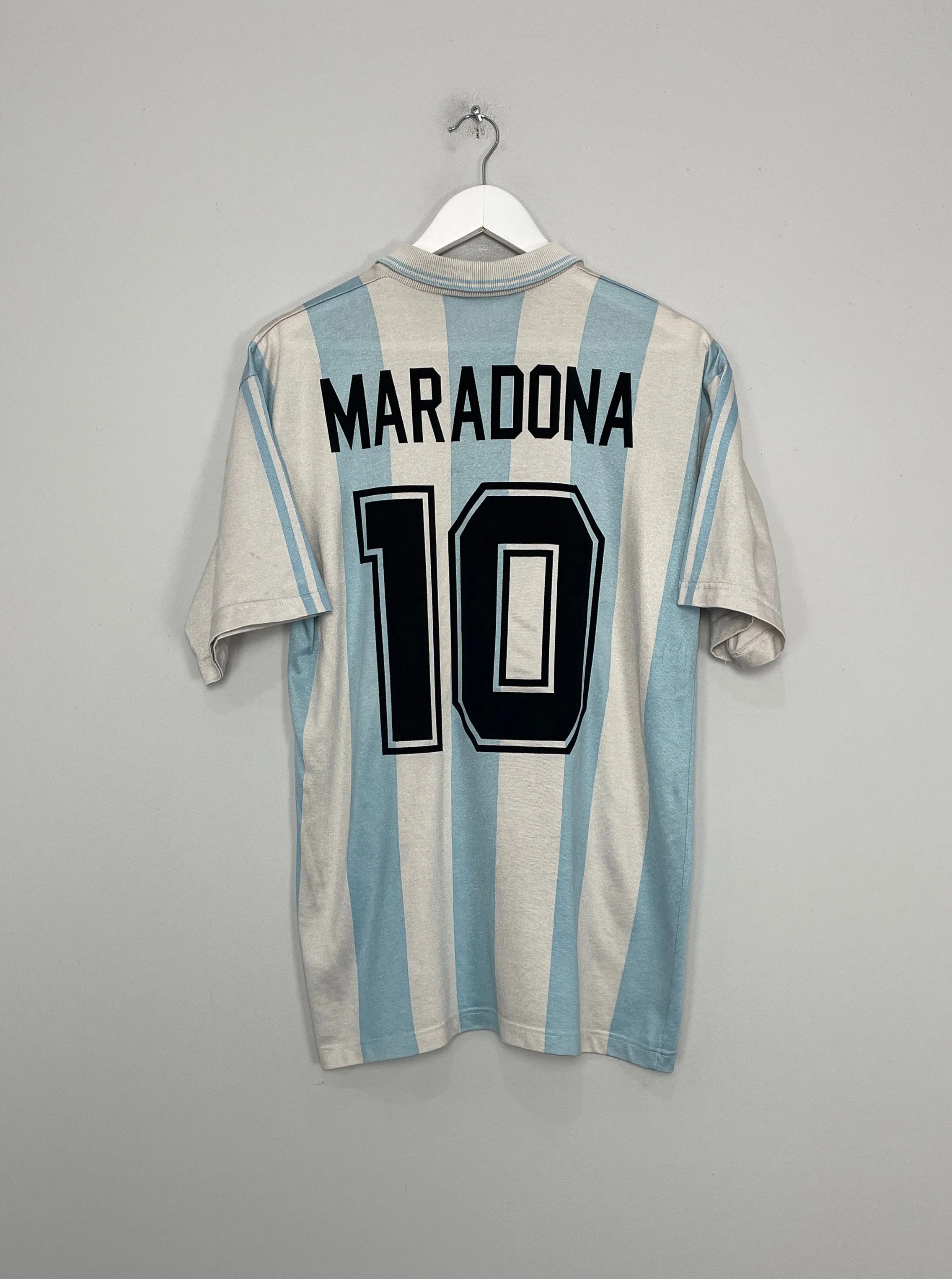 1994/96 ARGENTINA MARADONA #10 HOME SHIRT (M) ADIDAS