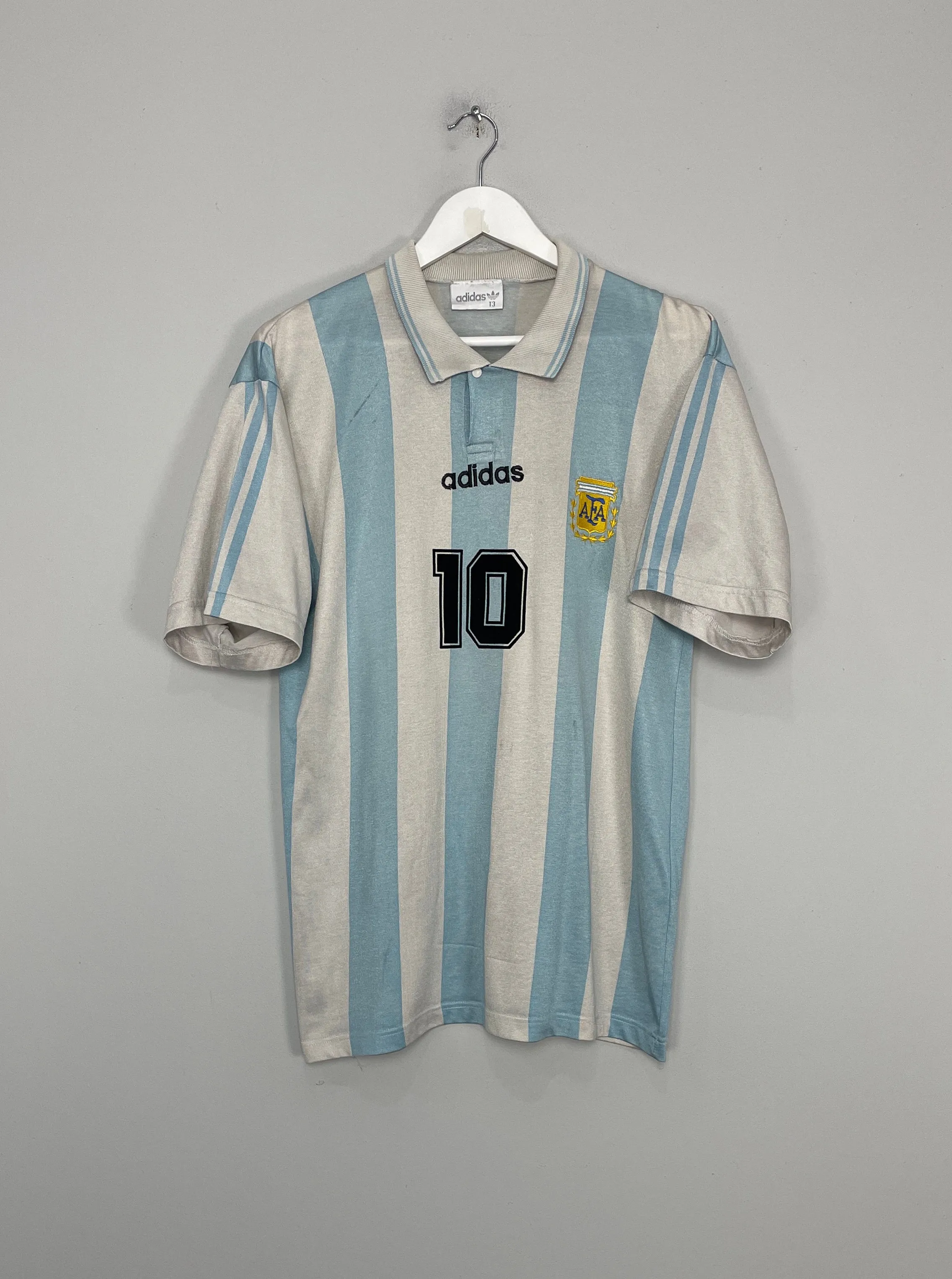 1994/96 ARGENTINA MARADONA #10 HOME SHIRT (M) ADIDAS