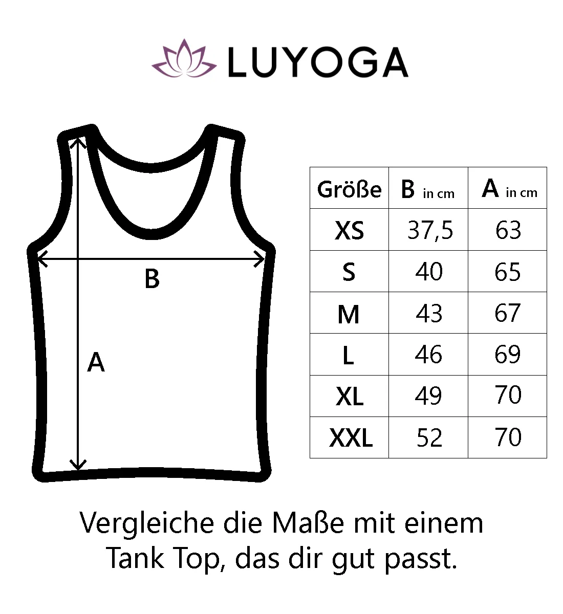 ABCDOYOGA 100% Bio Tank Top