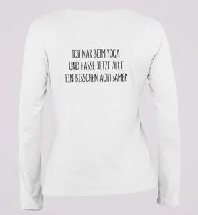 Achtsam Langarmshirt