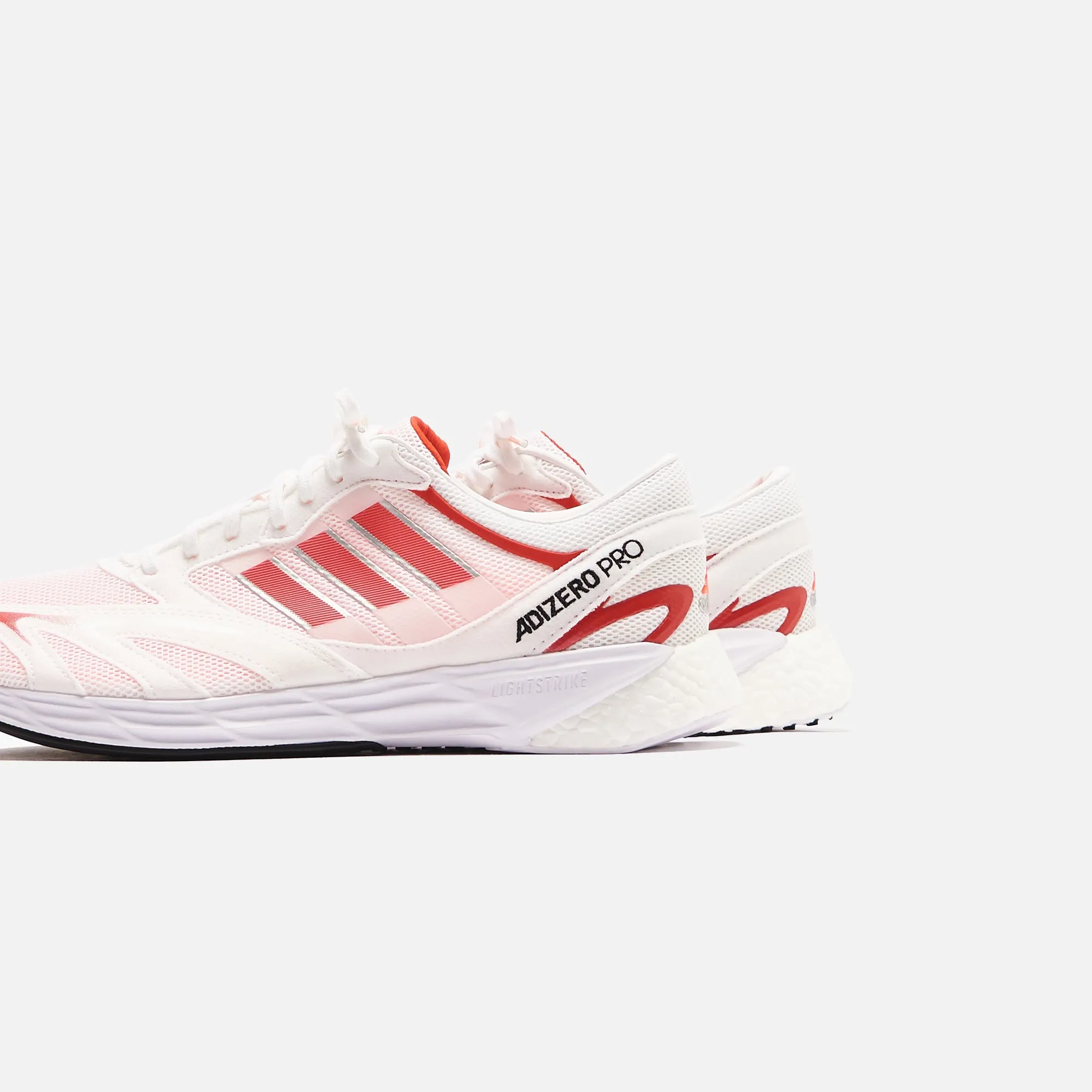 adidas Adizero Pro DNA - White / Vivid Red / Solar Red