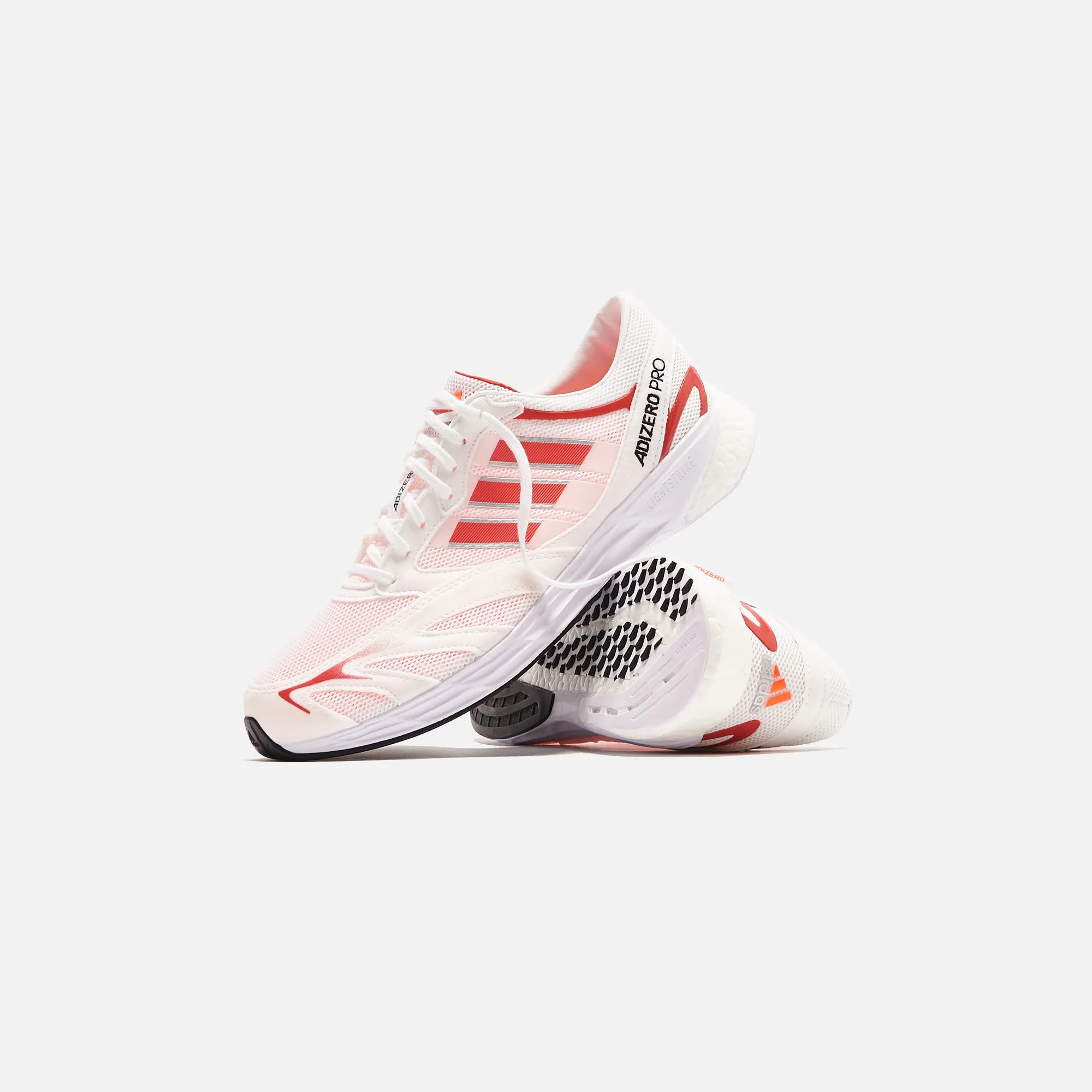 adidas Adizero Pro DNA - White / Vivid Red / Solar Red