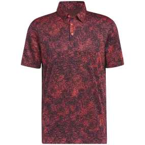 adidas Aerial Jacquard Polo Shirt - Bright Red