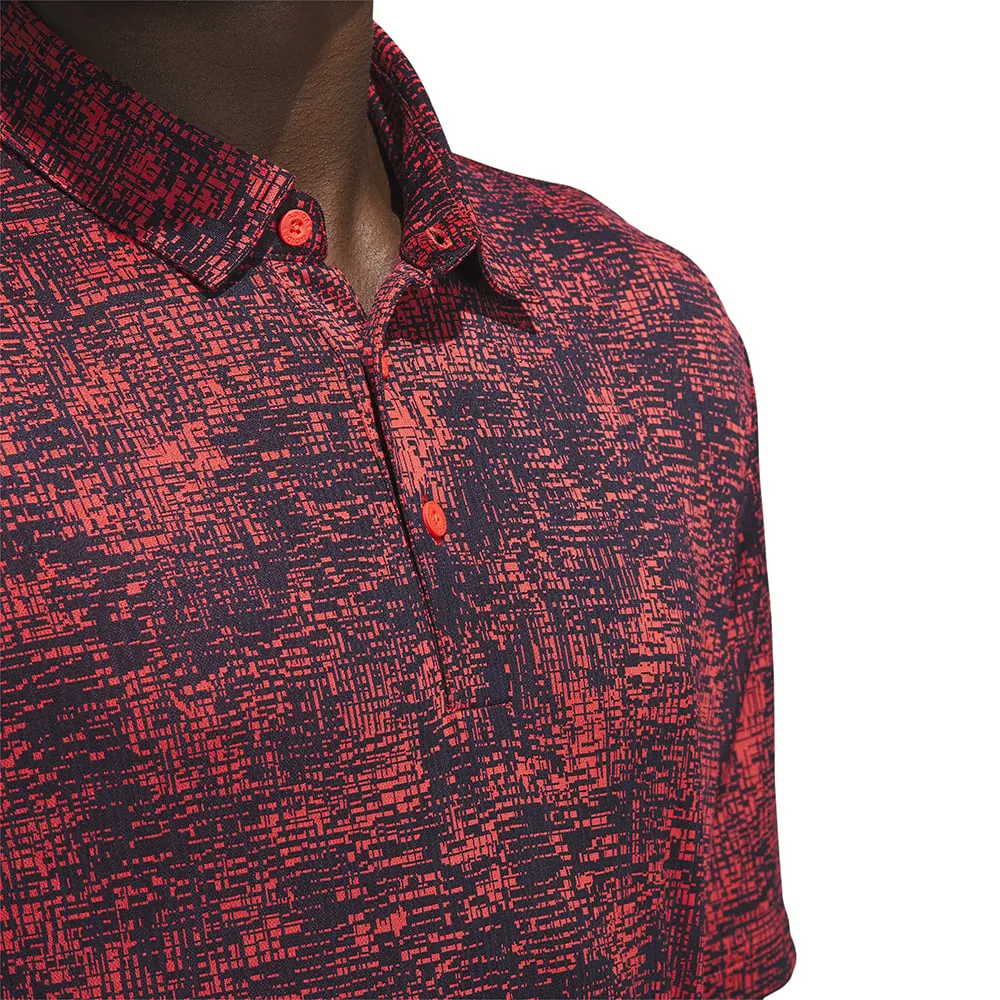 adidas Aerial Jacquard Polo Shirt - Bright Red