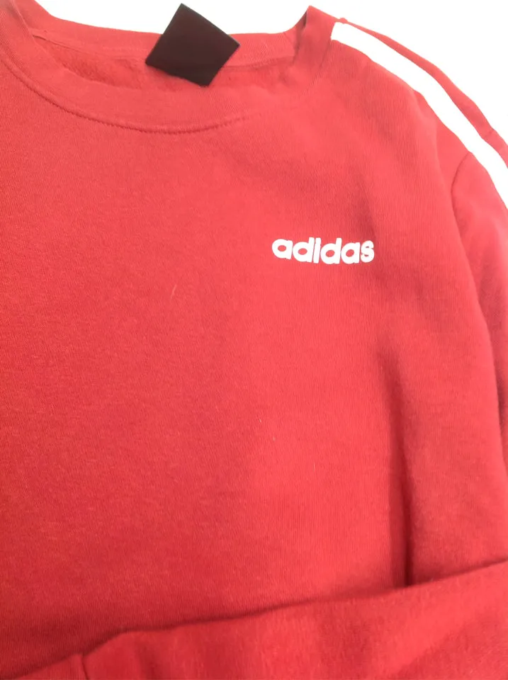 Adidas Barn Red Logo Top