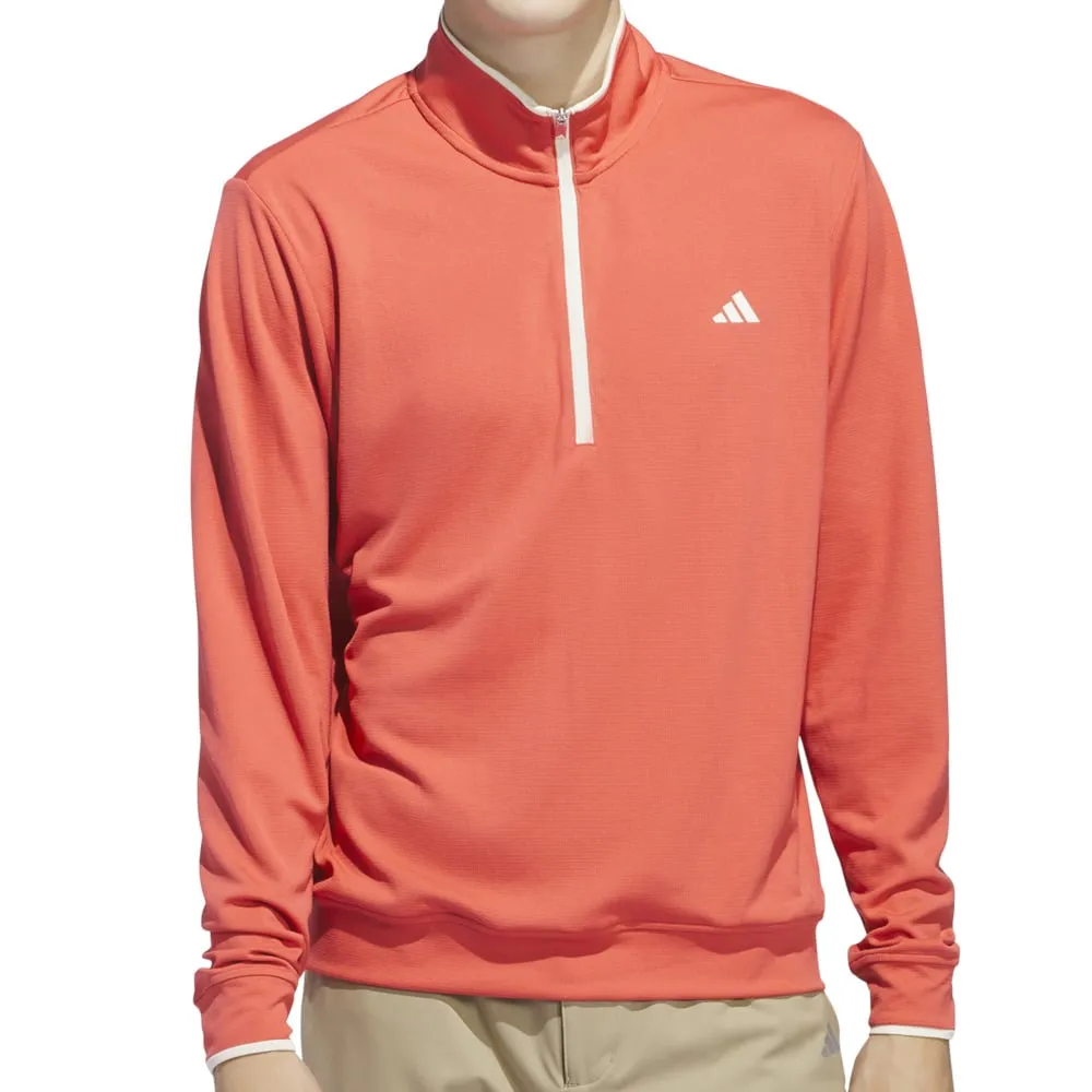 adidas Core Lightweight 1/4 Zip Pullover - Preloved Scarlet