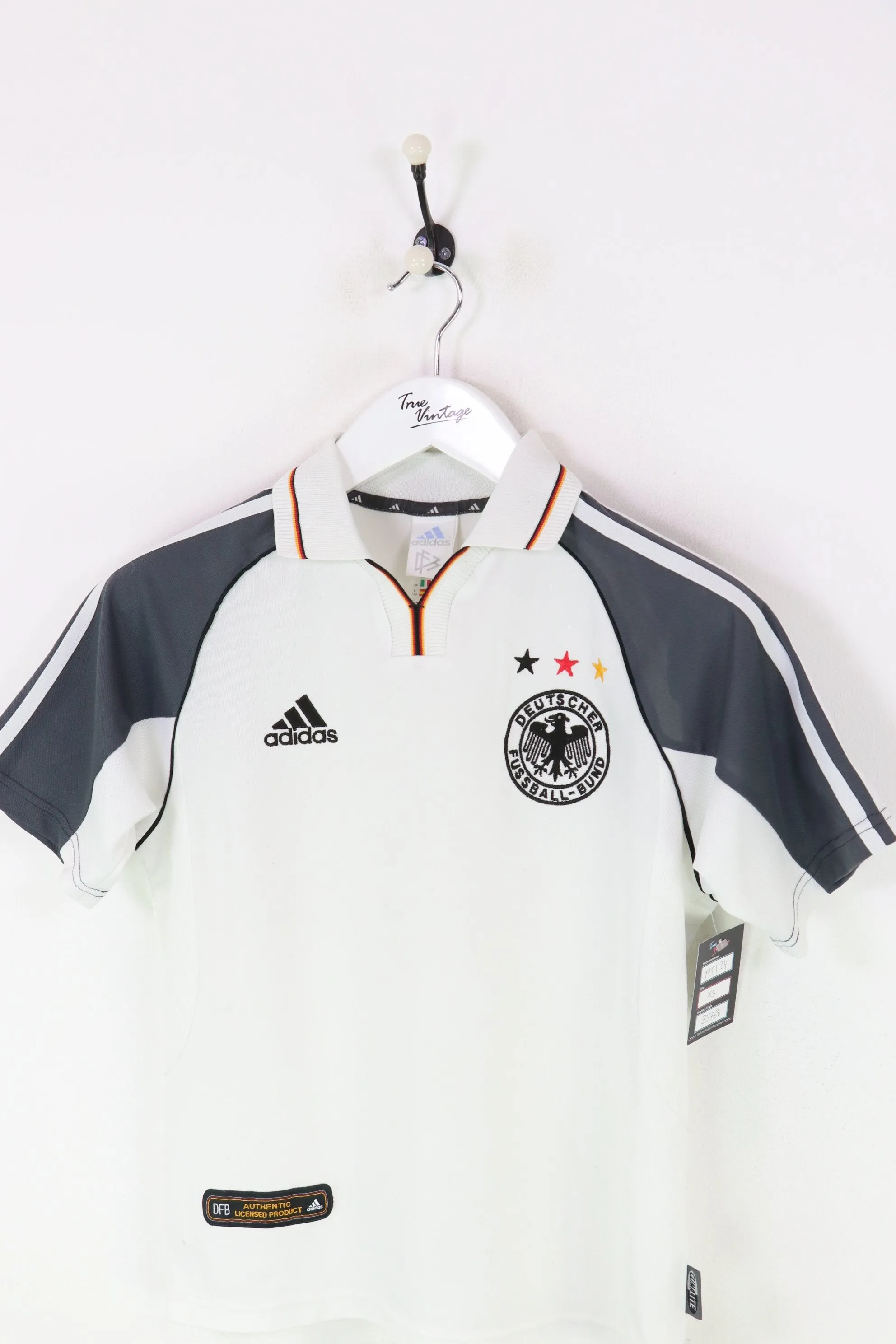 Adidas Germany Football Shirt White/Grey XS