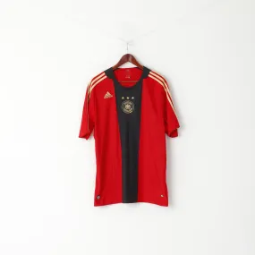 Adidas Men XL Shirt Red Deutscher Fussball Bund Football Vintage Jersey Top