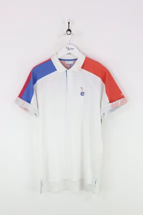 Adidas Polo Shirt White XL NEW