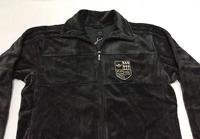 Adidas Skateboarding Shield Velour Track Top Black Style # (958907)