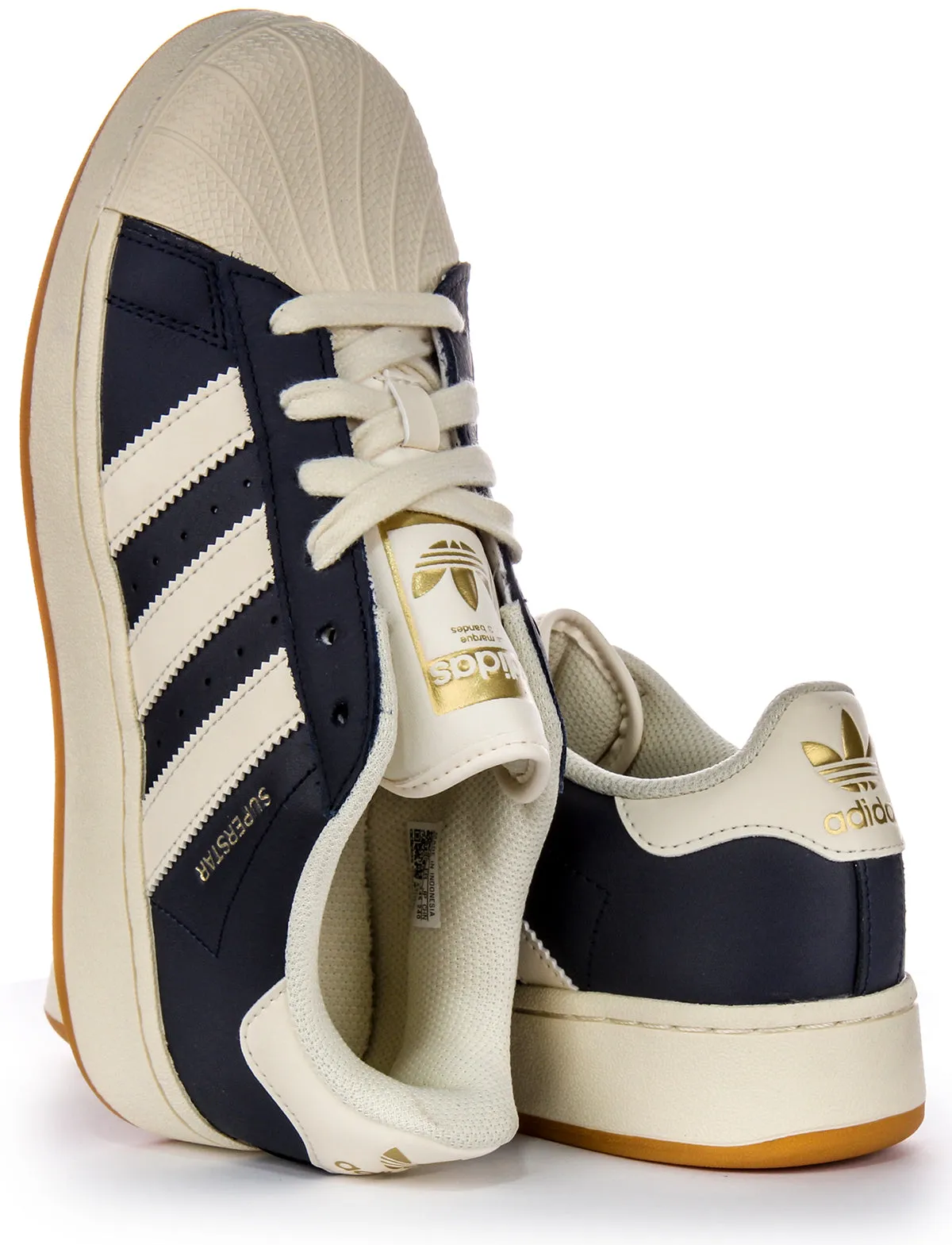 Adidas Superstar XLG In Blue Off White