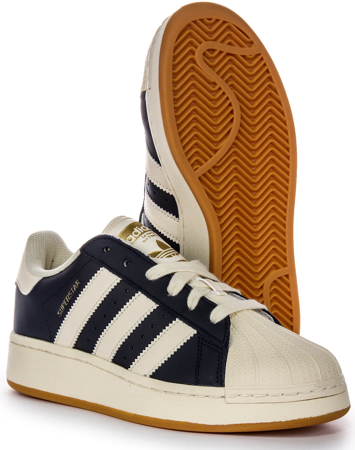 Adidas Superstar XLG In Blue Off White