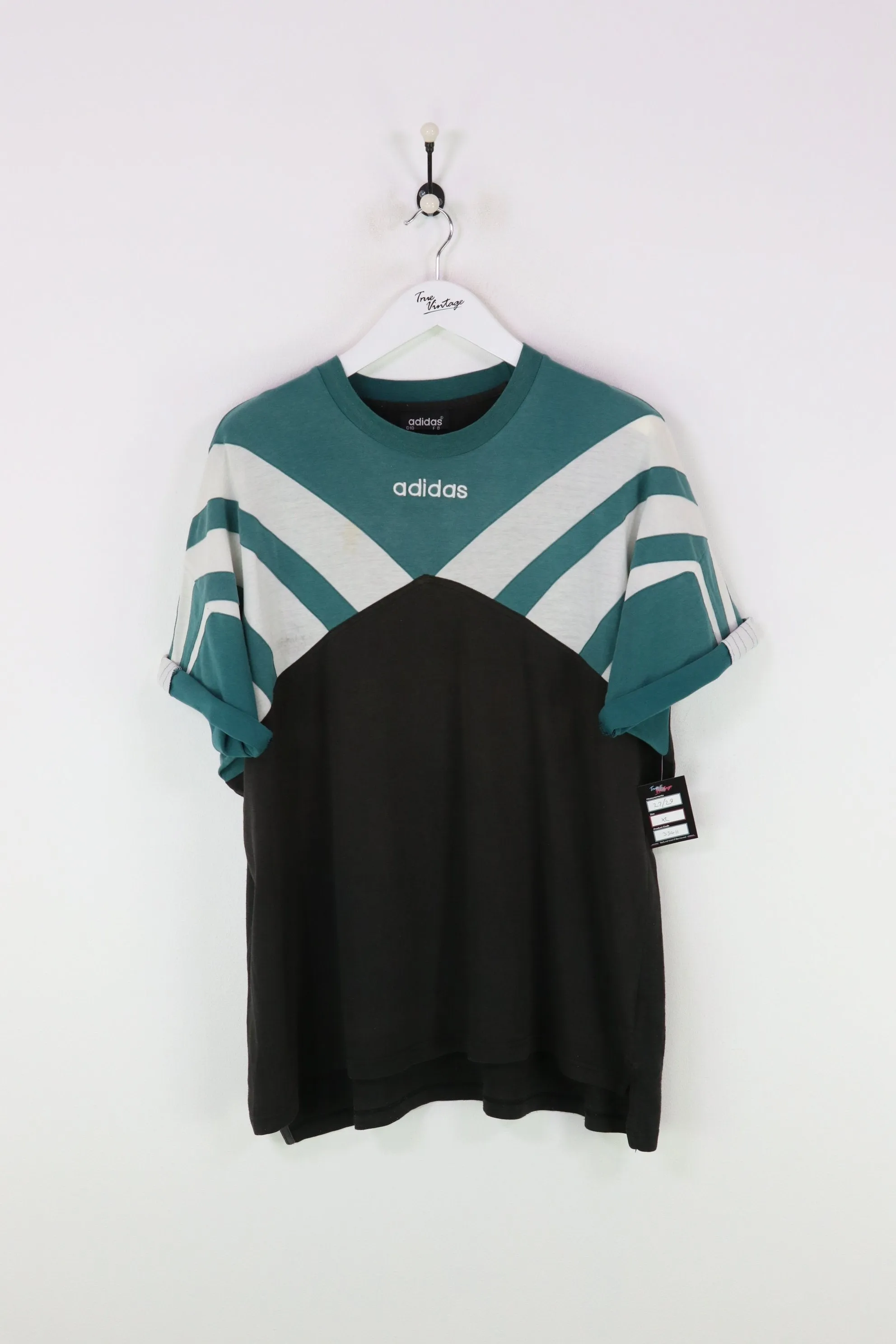 Adidas T-shirt Black/Green XXL