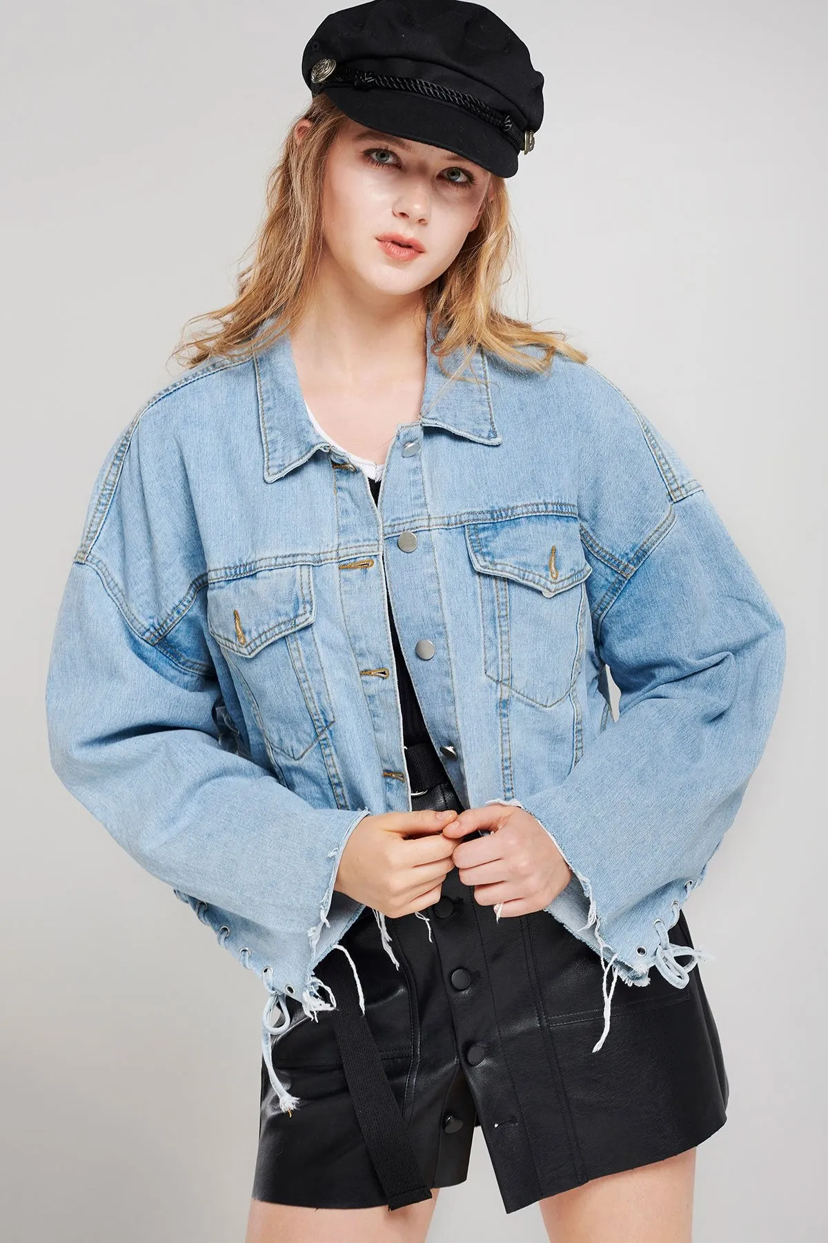 Alice Tattered Denim Jacket