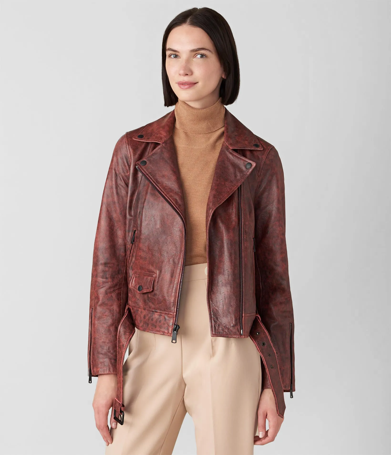 Alison Asymmetrical Belted Jacket