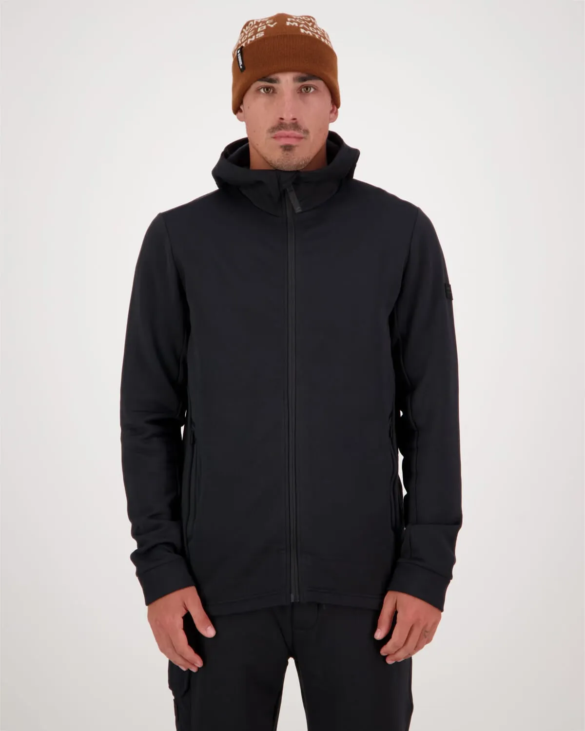 Arcadia Merino Fleece Hoody - Black