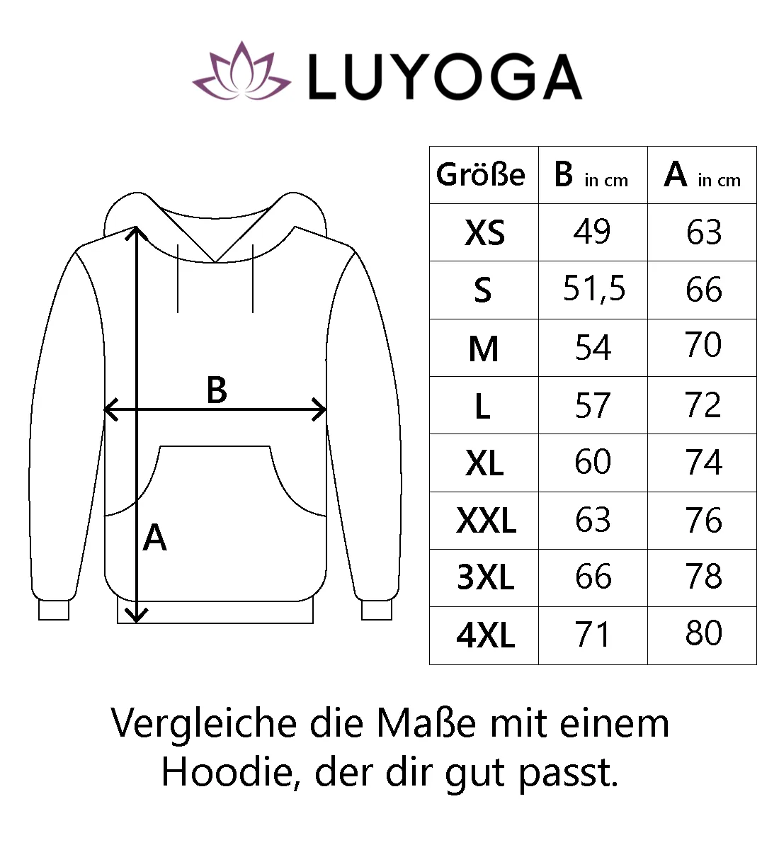 Aufstehen. Kaffee. Yoga. Bio Hoodie Unisex