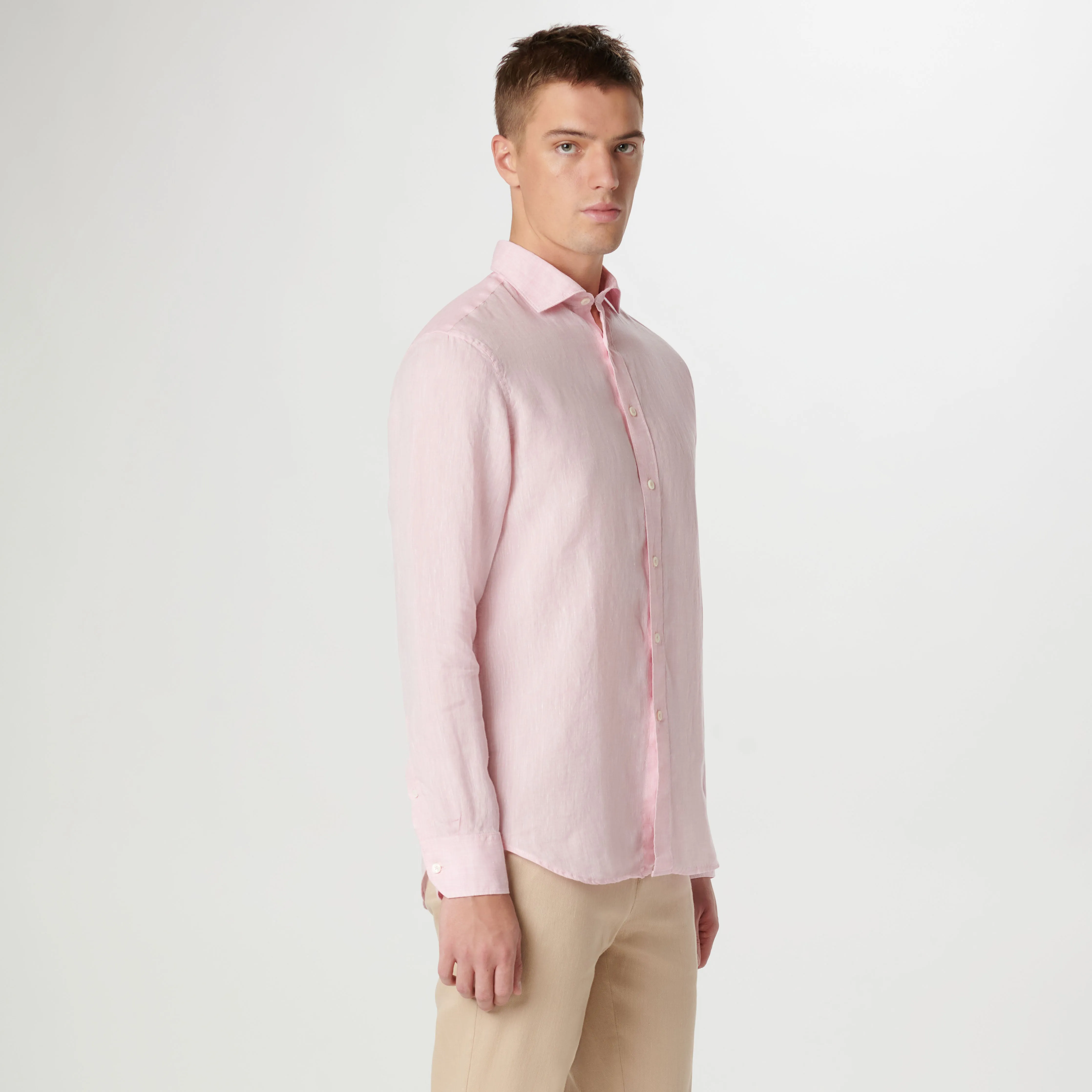 AXEL Solid Linen Shirt