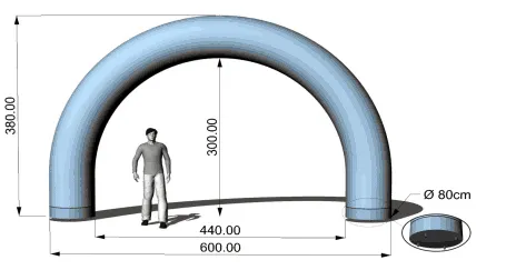 AXION Sealed Inflatable Race Archways