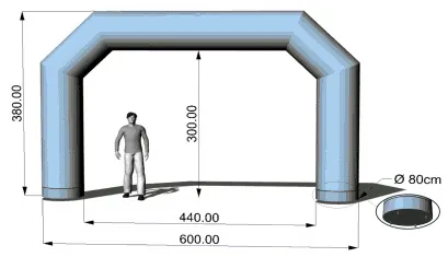 AXION Sealed Inflatable Race Archways