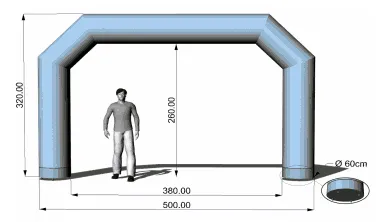 AXION Sealed Inflatable Race Archways