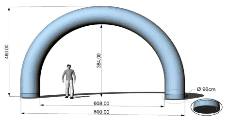 AXION Sealed Inflatable Raceway Arches