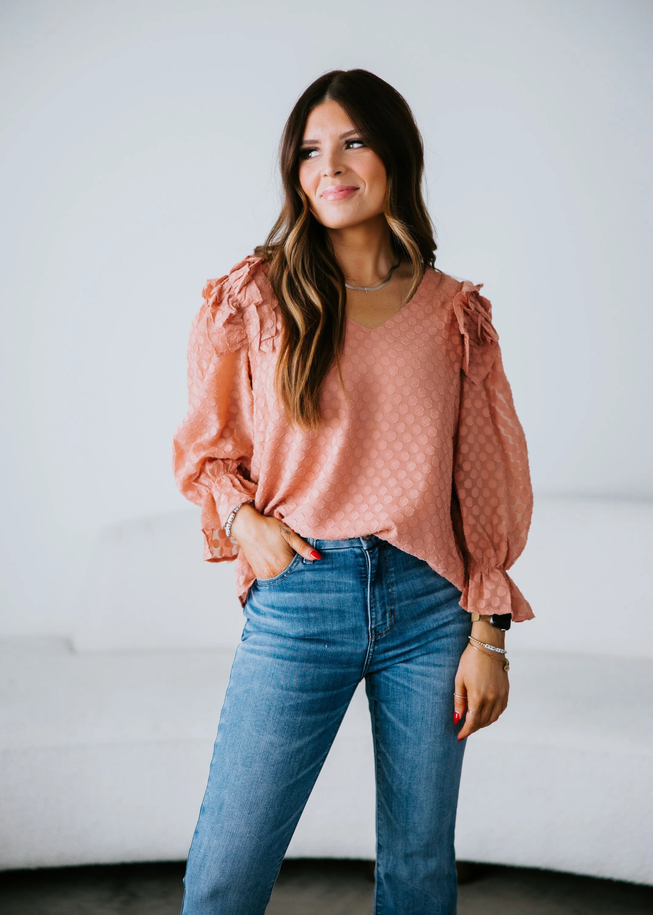 Ayla Ruffled Blouse