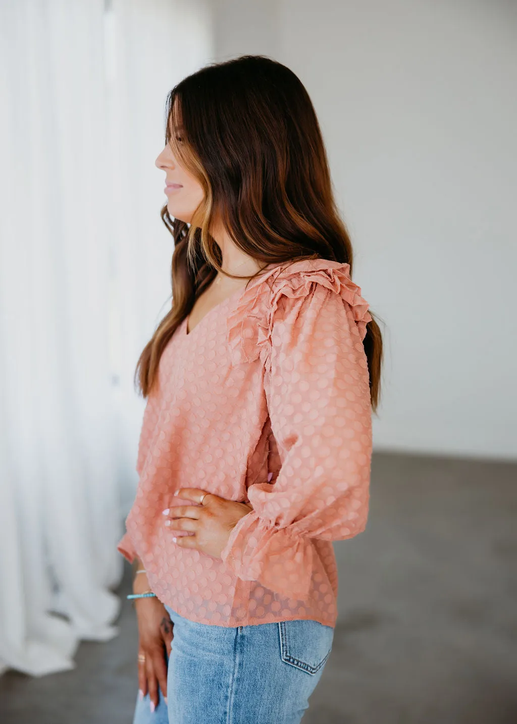 Ayla Ruffled Blouse