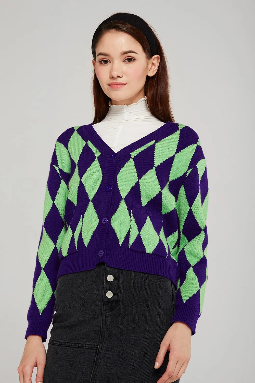 Bella Argyle Cardigan