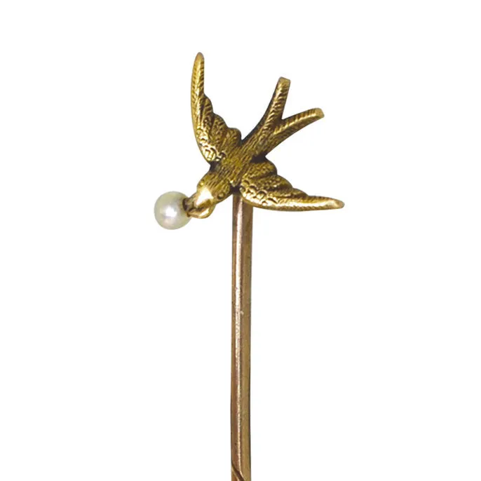 Bird Tie Pin