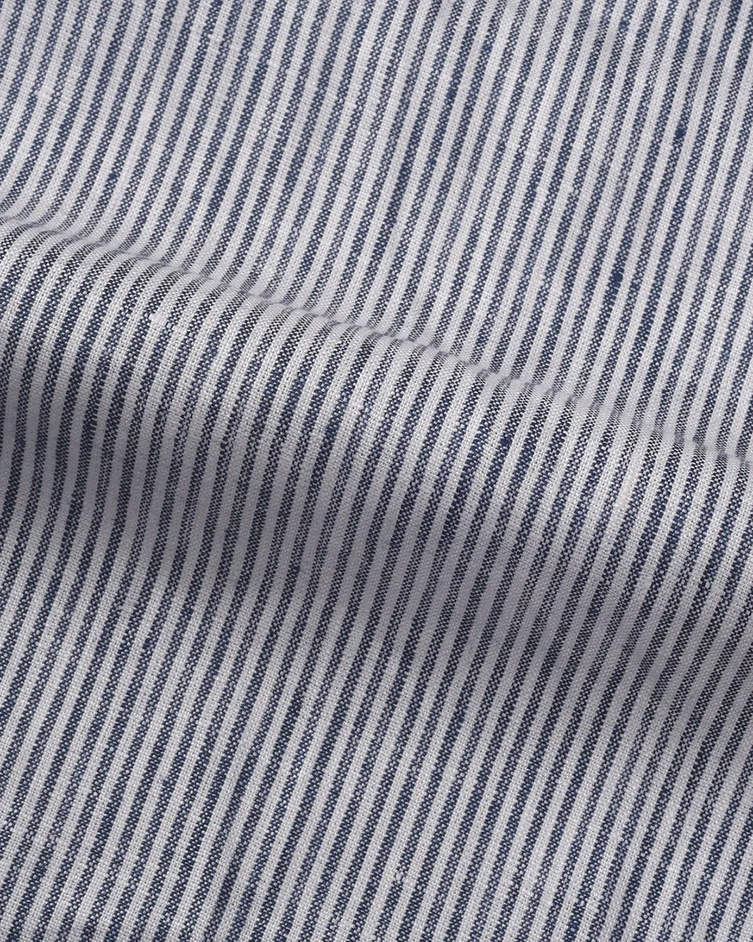 Blue White Stripes  Linen