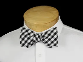 Boy's Bow Tie 22537 Black/White Gingham