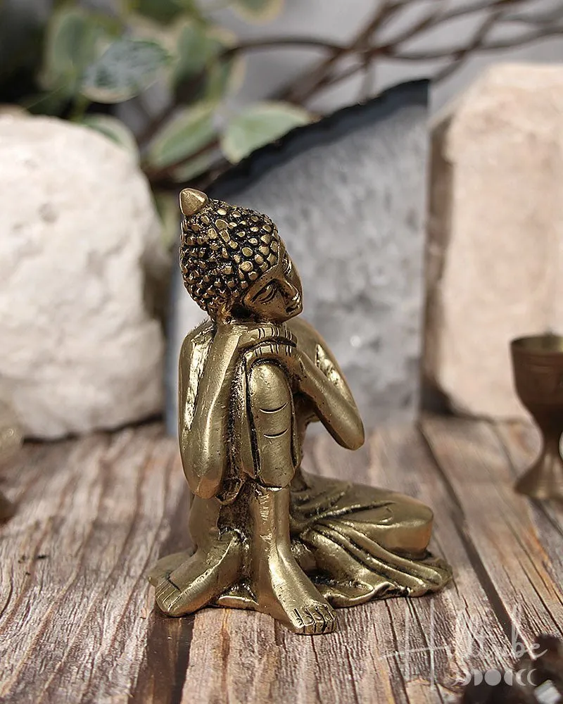 Brass Reflecting Buddha