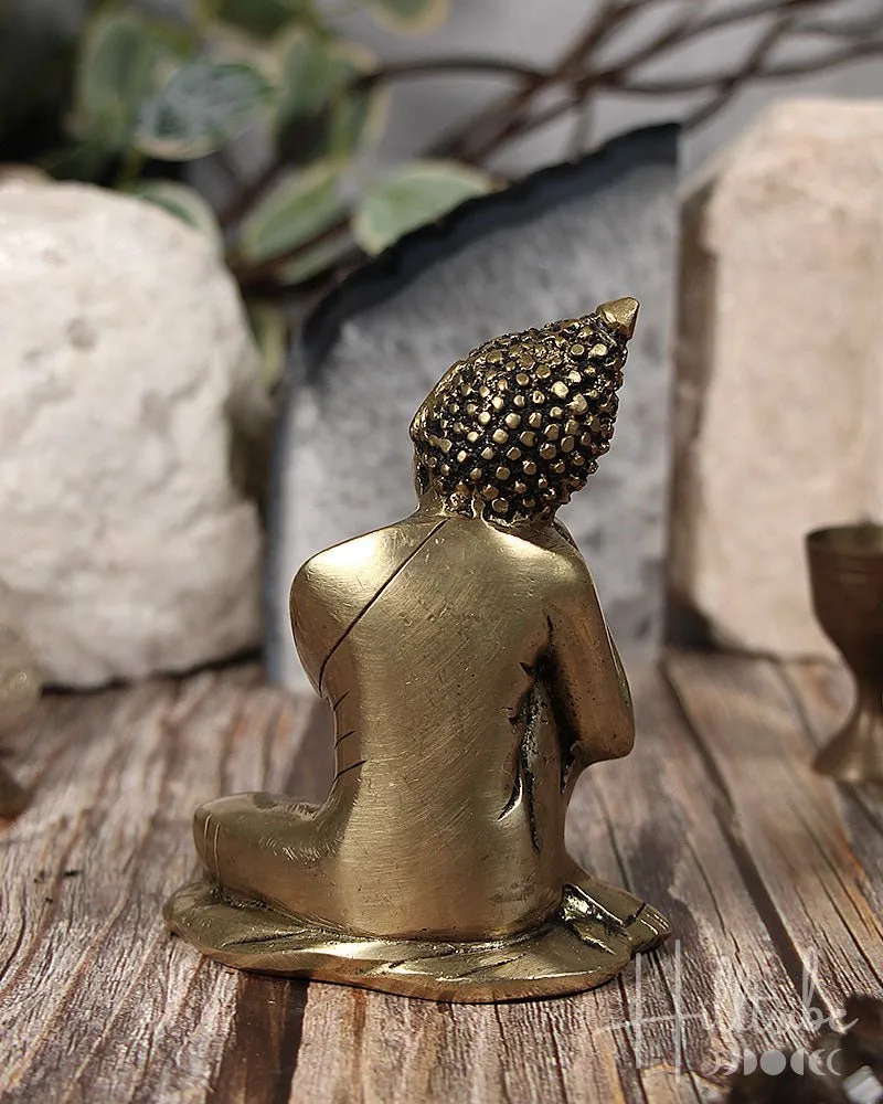 Brass Reflecting Buddha