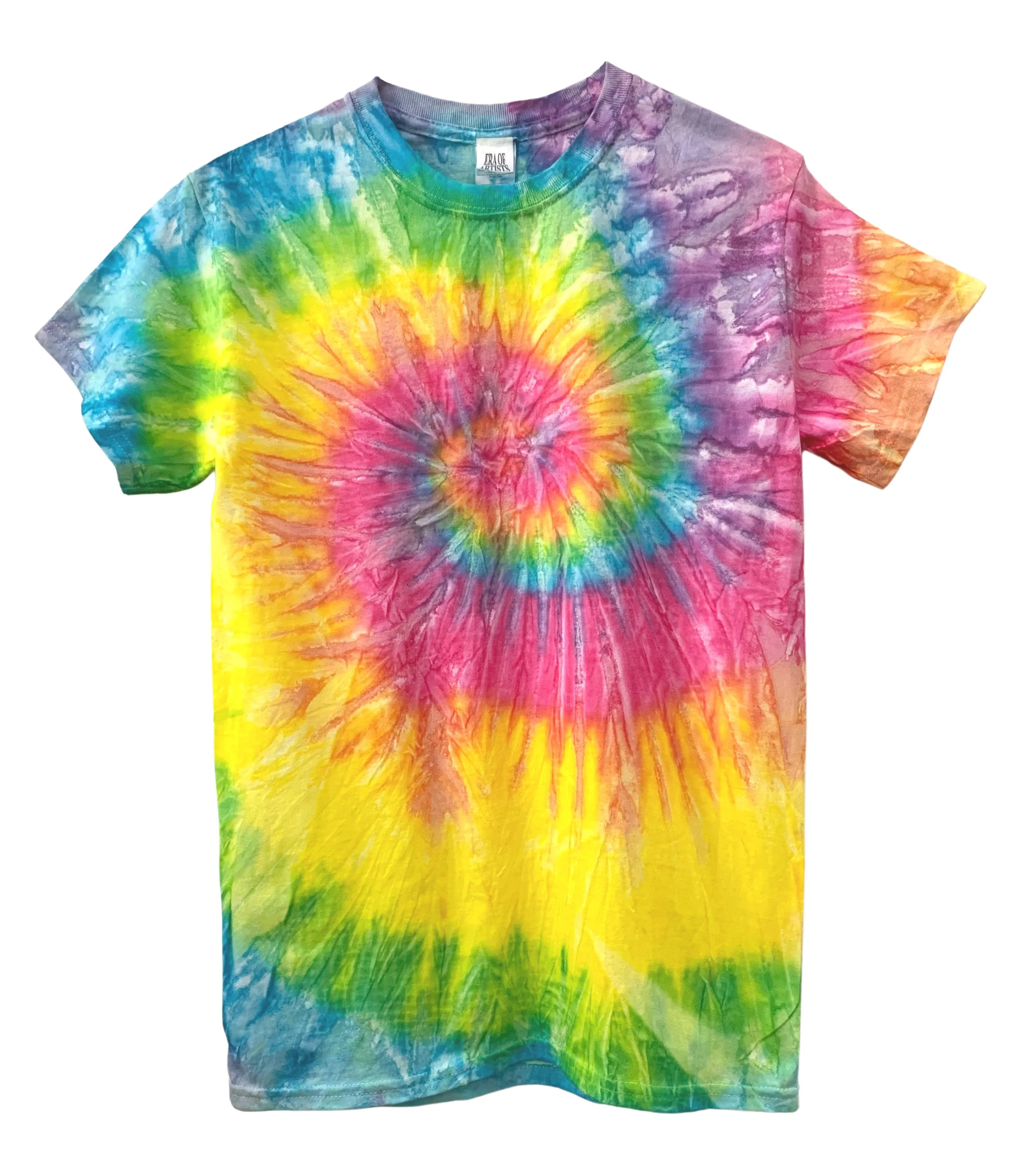 Bright Rainbow Tie-Dye Unisex Tee