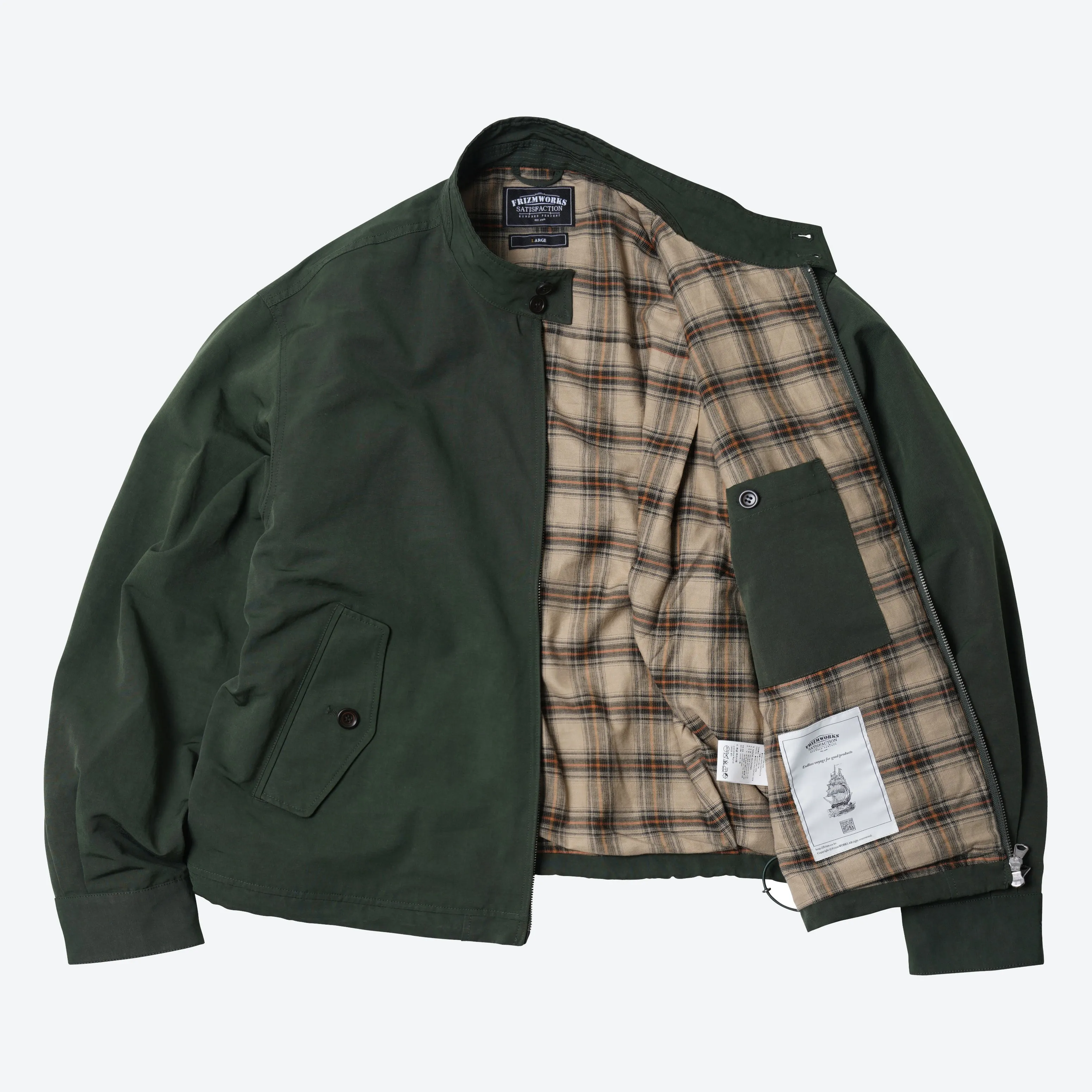 BUDDY HARRINGTON JACKET - FOREST GREEN