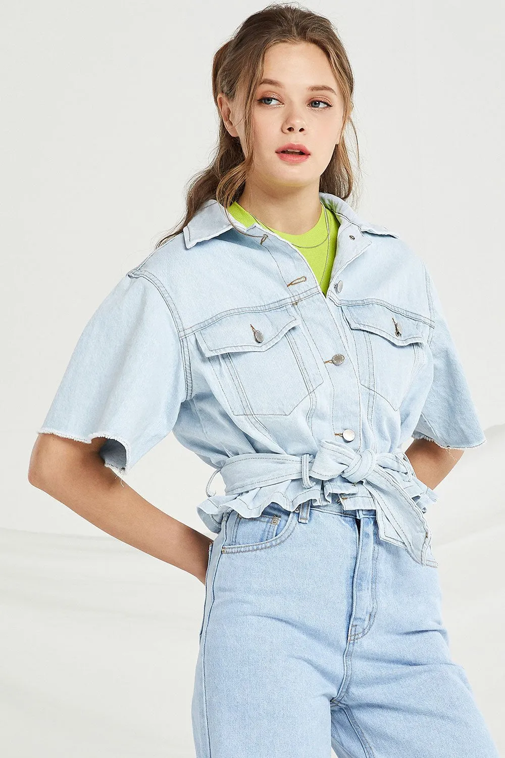 Camille Crop Denim Jacket