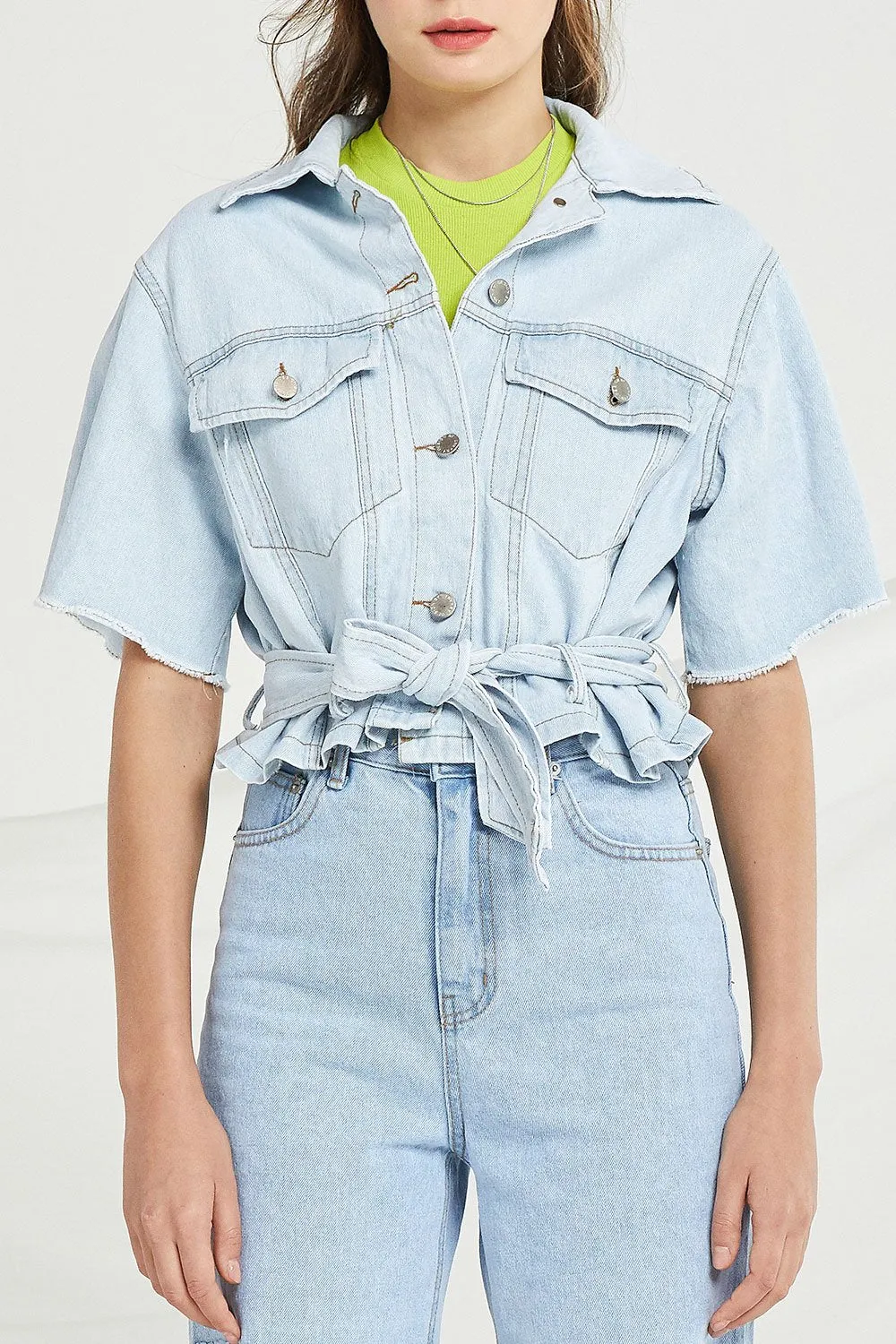 Camille Crop Denim Jacket