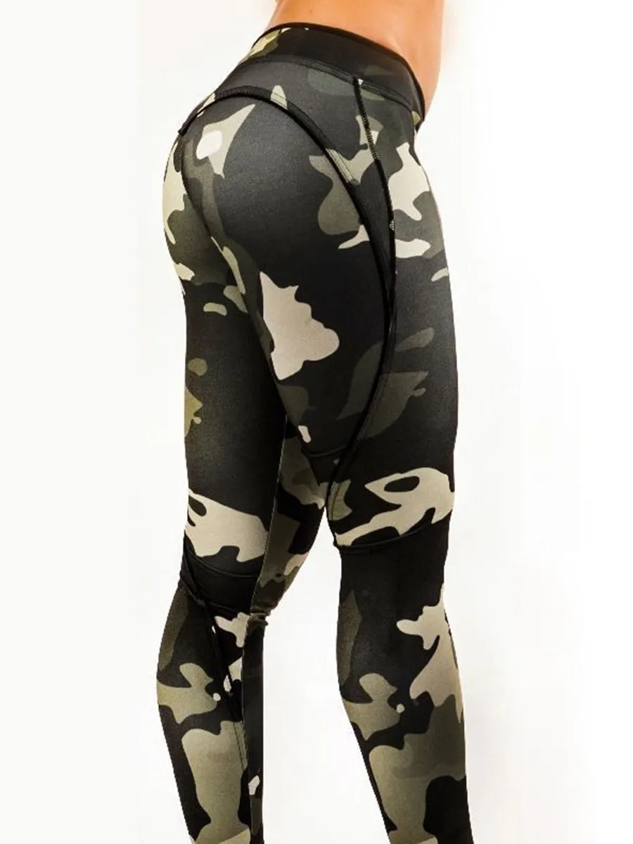 Camouflage Digital Printed Yoga Pants Track Pants