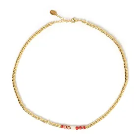 Capri Necklace - Red