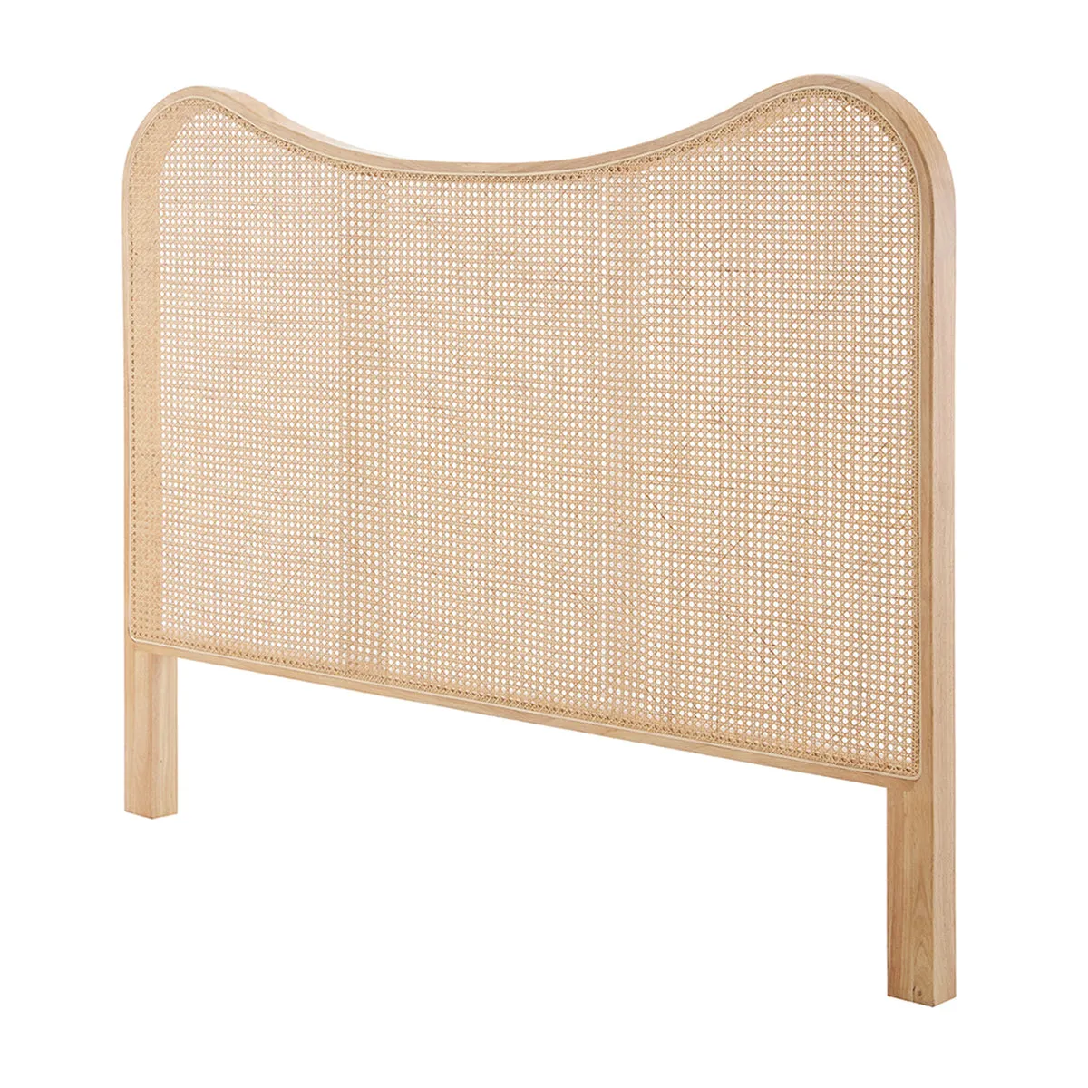 Capri Rattan Curve Bed Head