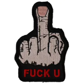 Daniel Smart Fuck U Finger Naughty Iron on Patch