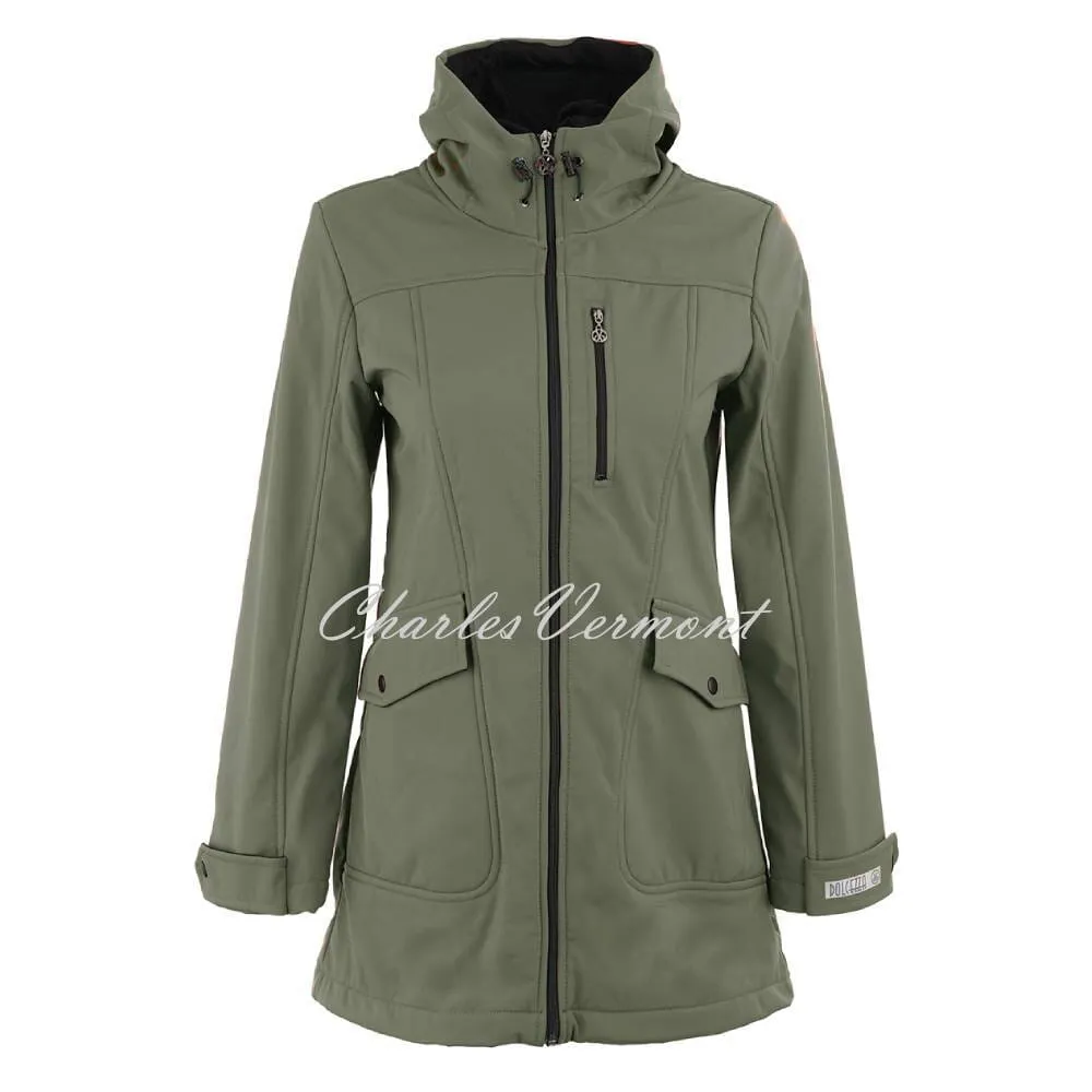 Dolcezza Coat with Ultra Thin Fleece Lining - Style 72863 (Khaki)