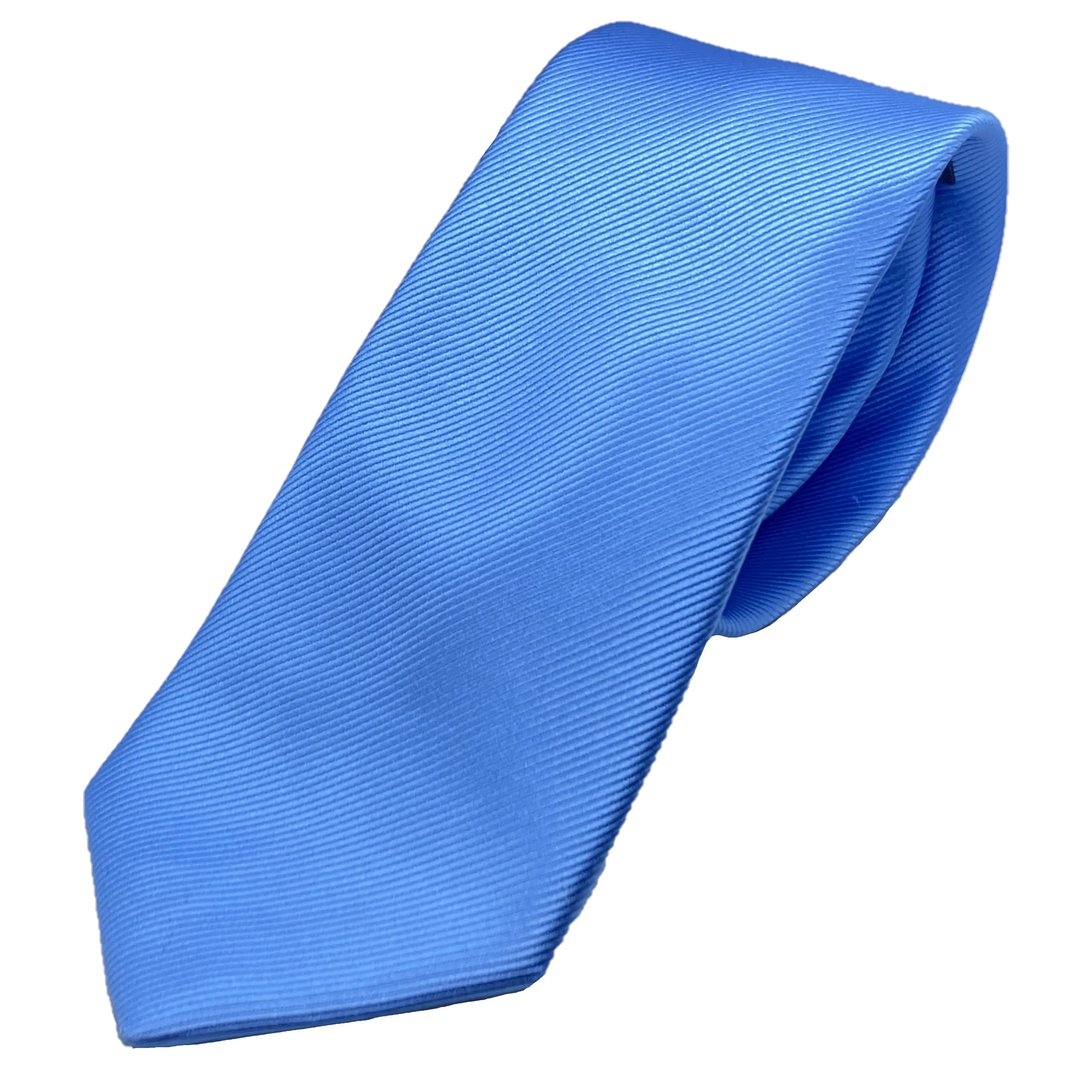 Dormeuil Self Striped Blue Silk Tie