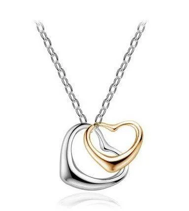 DOUBLE HEART, DOUBLE LOVE NECKLACE