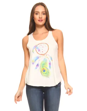 Dream Catcher Print Graphic Tank